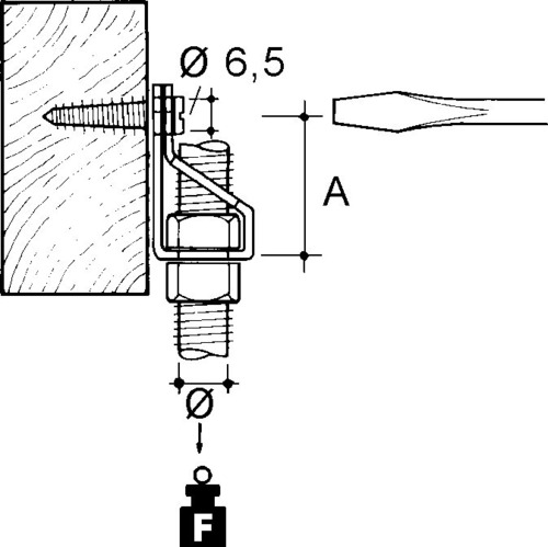 Niedax Stangenbefestigung AM-6T