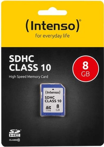 Intenso SDHC-Card 8GB (R)40MB/s,(W)10MB/s INTENSO 3411460