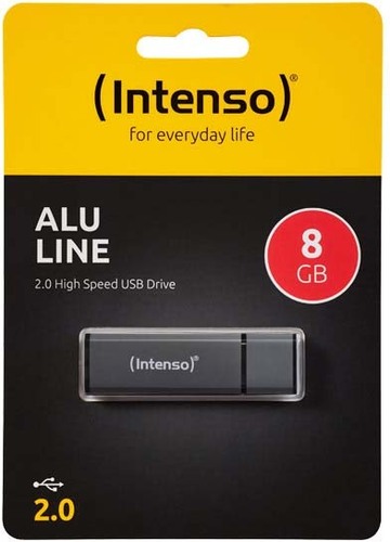 Intenso USB 2.0 Stick 8GB Alu (R)23MB/s,(W)6.5MB/s INTENSO 3521461 ant