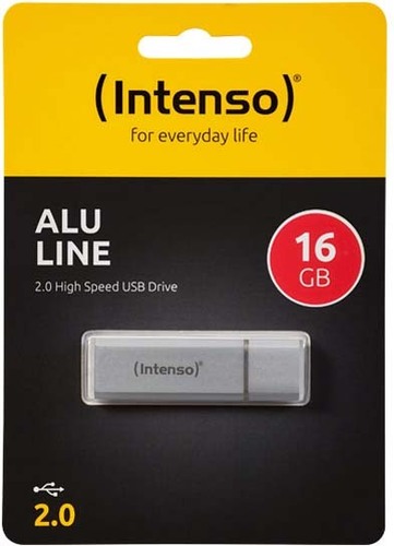 Intenso USB 2.0 Stick 16GB Alu (R)23MB/s,(W)6.5MB/s INTENSO 3521472 si