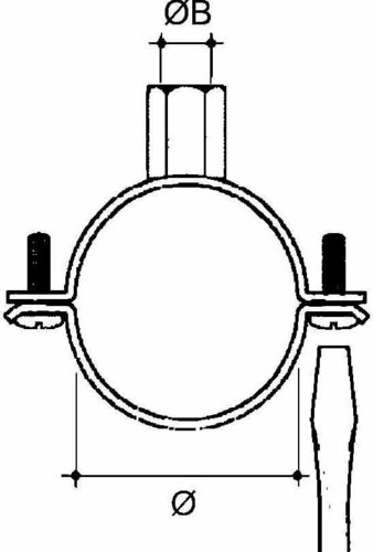 Niedax Rohrbefestigung PB-99105