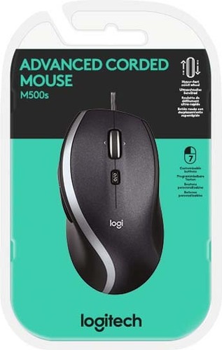 Logitech Maus Advanced,Laser LOGITECH M500SUSB sw