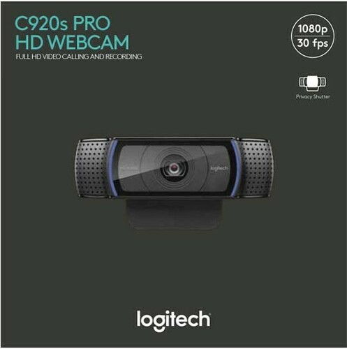 Logitech Webcam 1920x1080, 30 FPS LOGITECH C920s USB