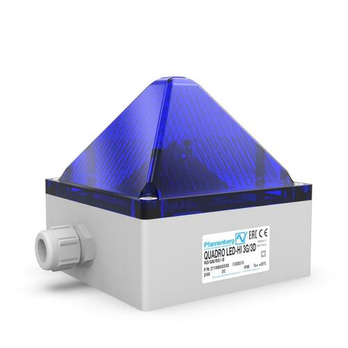 Pfannenberg LED-Leuchte 3G/3D ATEX blau QUADRO #21108637009