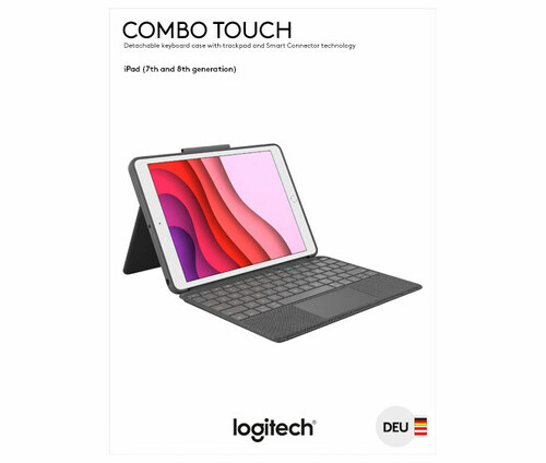 Logitech Tastatur f.iPad 7/8,10.2Zoll LOGITECH ComboTouch