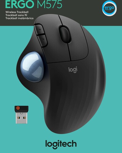 Logitech Maus Wireless BT LOGITECH M575 grafit