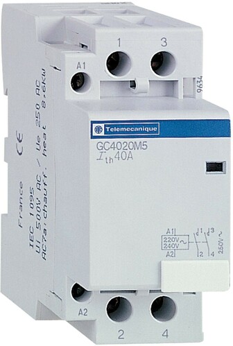 Schneider Electric Installationsschütz 4p 25A 4S 220/240V50 GC2540M5