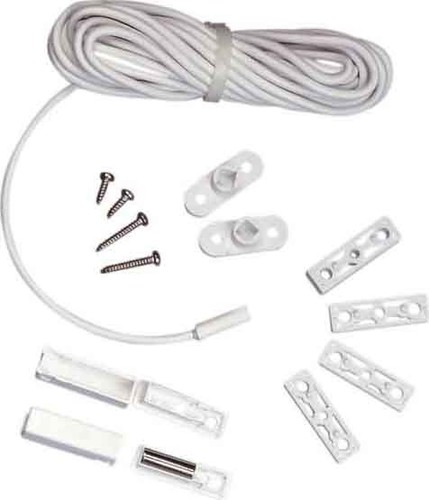 ABB Stotz S&J Magnet-Reedkontakt-Set m. 4m Kabel weiss MRS/W