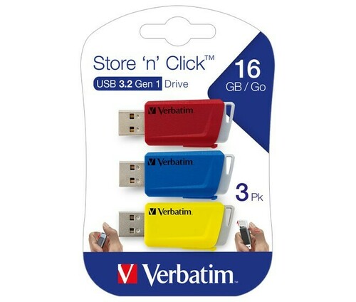 Verbatim USB 3.2 Stick 16GB StorenClick,rt-bl-ge VERBATIM 49306