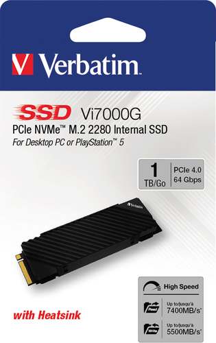 Verbatim SSD 1TB PCIe 4.0,M.22280,Vi7000G VERBATIM 49367