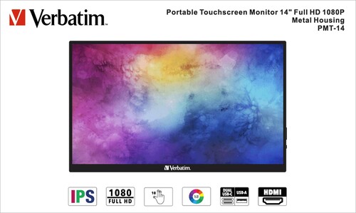 Verbatim FHD Monitor portable 14Z (35.56cm) VERBATIM 49591