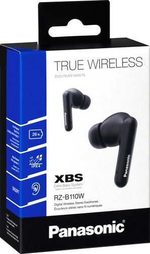 Panasonic Deutsch.CE True Wireless Kopfhörer Touch-Sensor, IPX4 RZ-B110WDE-K sw