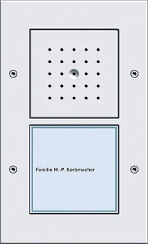 Gira Türstation AP 1-fach ch reinweiß 126666