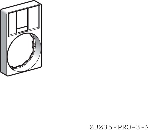 Schneider Electric Schildträger 30x50 vorstehend ZBZ35