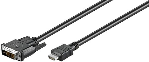 Goobay DVI-D/HDMI-Kabel Single-Link/St(TypA) 50579