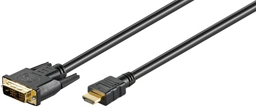 Goobay DVI-D/HDMI-Kabel Single-Link/St(TypA) 51881