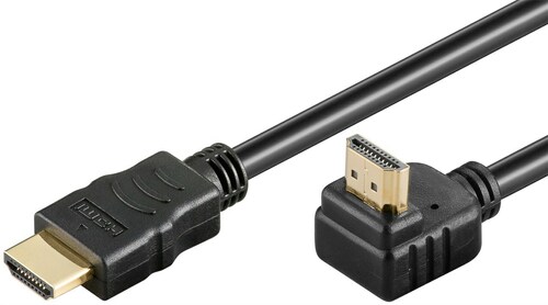 Goobay High Speed HDMI-Kabel 90°,Ethernet,4K,60Hz 61293