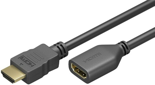 Goobay High-Speed-HDMI-Verl.kabel Ethernet,4K,60Hz 61306