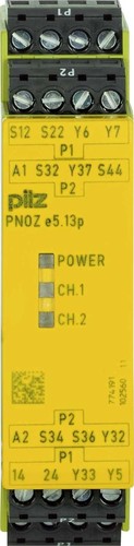 Pilz Kombigerät Not-Aus+Schutzt 24VDC 2so PNOZ e5.13p #774191