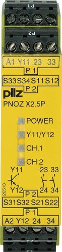 Pilz Not-Aus-Schaltgerät 24VDC 2n/o 1so PNOZ X2.5P #777308