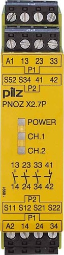 Pilz Not-Aus-Schaltgerät 24-240ACDC 3n/o 1n/c PNOZ X2.7P C #787306