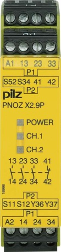 Pilz Not-Aus-Schaltgerät 24VDC 3n/o 1n/c PNOZ X2.9P #777300