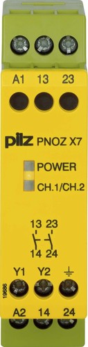 Pilz Not-Aus-Schaltgerät 115VAC 2n/o PNOZ X7 #774054