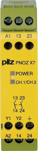 Pilz Not-Aus-Schaltgerät 120VAC 2n/o PNOZ X7 #774055