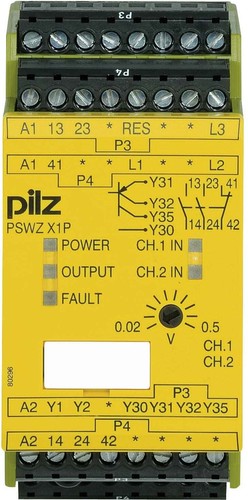 Pilz Stillstandswächer 0,5V/24-240VACDC PSWZ X1P #777949