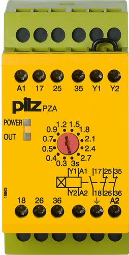 Pilz Zeitrelais anprechverz. 230VAC 1n/o 2n/c PZA 3 #774038