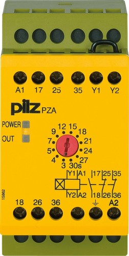 Pilz Zeitrelais anprechverz. 110-120VAC 1n/o 2n/c PZA 30 #774035