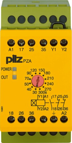 Pilz Zeitrelais anprechverz. 230VAC 1n/o 2n/c PZA 300 #774026