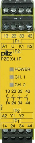 Pilz Kontakterweiterungsblock 24VDC 4n/o PZE X4.1P #777587