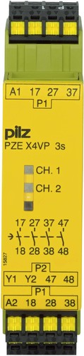 Pilz Kontakterweiterungsblock 24VDC 4n/o fix PZE X4VP C 3 #787583