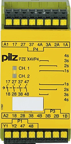 Pilz Kontakterweiterungsblock 24VDC 4n/o PZE X4VP4 C #787586