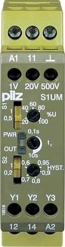 Pilz Spannungsüberwach.relais 42-48VAC UM 0.1-500V S1UM #827240