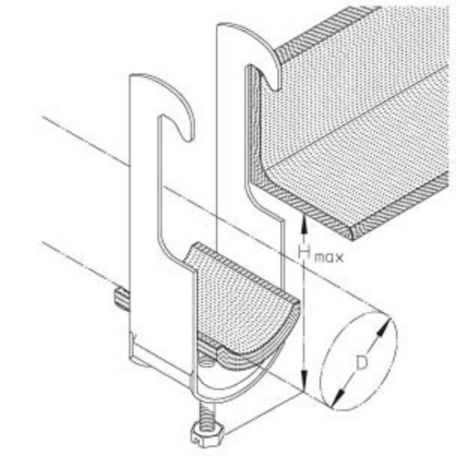 PohlCon (Puk) Kabelschelle 56 S-IW