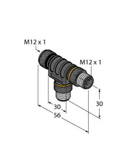 Turck Zweifachverteiler VT2-FKM5-FSM5-FSM5