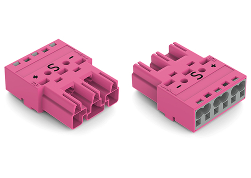 WAGO GmbH & Co. KG Stecker 3-polig Kod. B,pink 770-293/082-000