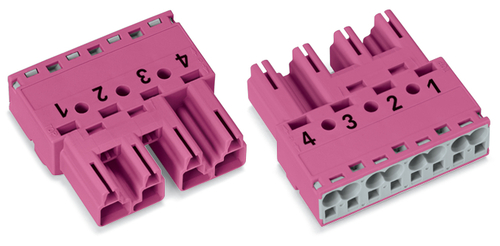 WAGO GmbH & Co. KG Stecker 4-polig Kod. B,pink 770-294