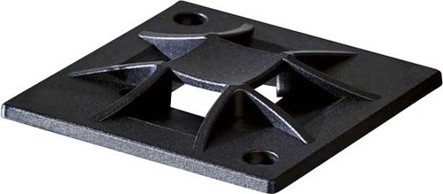 HellermannTyton Montagesockel 40x40mm schwarz QM40-PA66-BK-L1