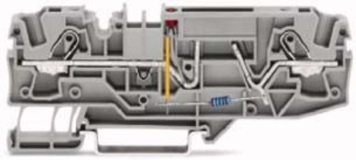 WAGO GmbH & Co. KG Sicherungsklemme 2-Leiter, grau 2006-1681/1000-449