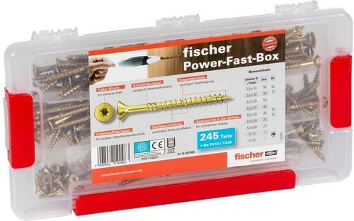 Fischer Deutschl. Power-Fast Box 245 tlg. 667005