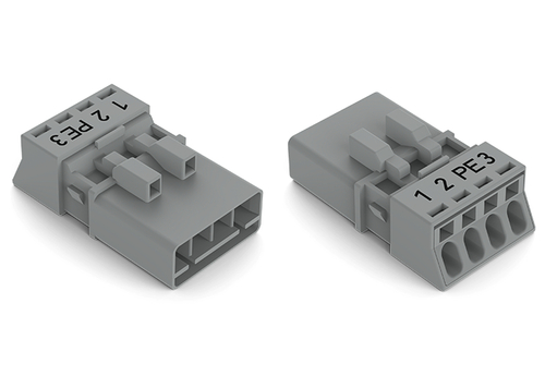 WAGO GmbH & Co. KG Stecker 4-polig grau 890-254/062-000