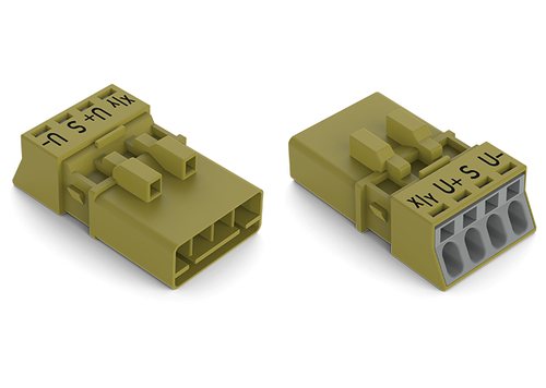 WAGO GmbH & Co. KG Stecker 4-polig hellgrün 890-274/071-000