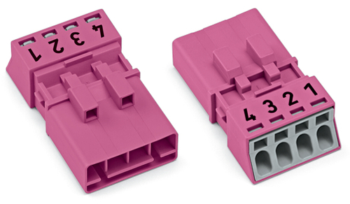 WAGO GmbH & Co. KG Stecker 4-polig pink 890-294