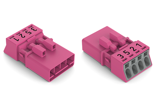 WAGO GmbH & Co. KG Stecker 4-polig pink 890-294/081-000