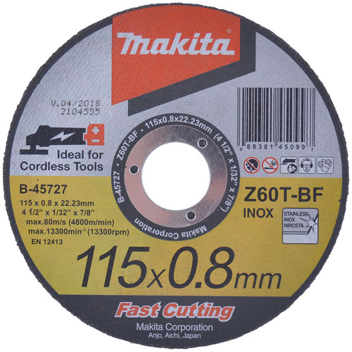 Makita Trennscheibe 115x0,8mm Metall B-45727