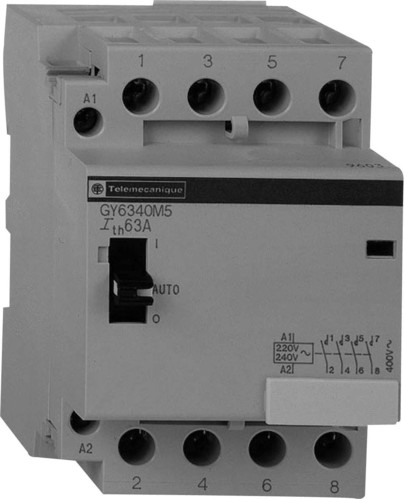 Schneider Electric Vorwahlschütz 4P 40A 4S 230V50HZ GY4040M5