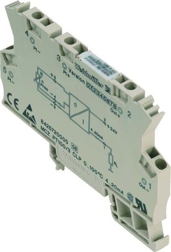 Weidmüller Temp.-Messumformer PT100/3 CLP 0...300C MCZ #8473020000